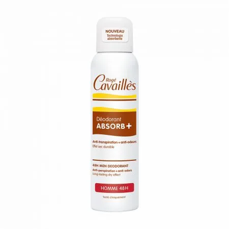 Deodorant spray pentru barbati ABSORB+, 150 ml, Roge Cavailles