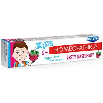 Pasta de dinti homeopatica pentru copii cu capsuni 6 ani+, 50ml, Astera