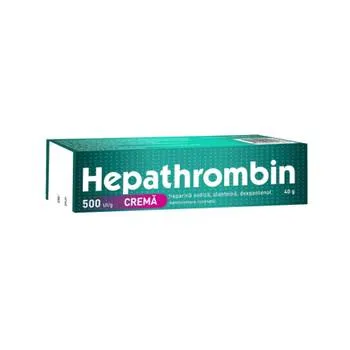 Hepathrombin Crema 500UI/g, 40 g, Hemofarm