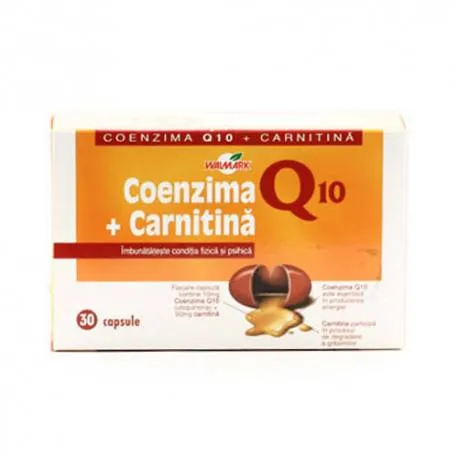 Walmark Coenzima Q10 + Carnitina, 30 capsule
