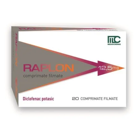 Raplon, 12,5 mg, 20 comprimate filmate, Medochemie