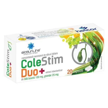 Colestim Duo Plus BioSunLine, 20 capsule, Helcor