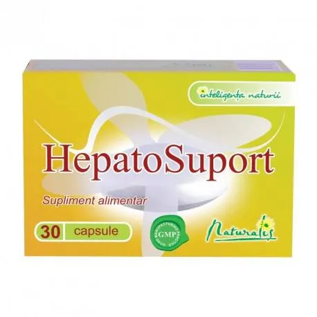 Naturalis HepatoSuport, sanatatea sistemului hepato-biliar, 30 capsule