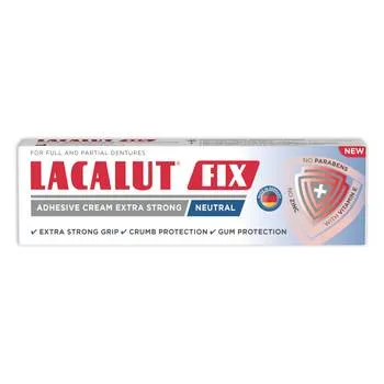 Crema adeziva pentru proteza dentara Neutral Fix, 40g, Lacalut