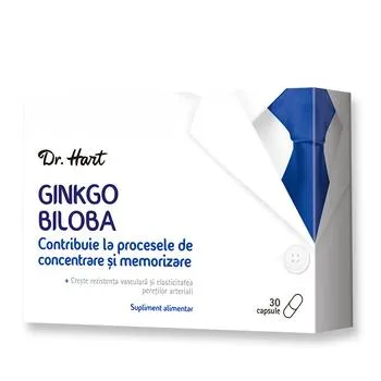 Ginkgo Biloba 40 mg, 30 capsule, Dr.Hart