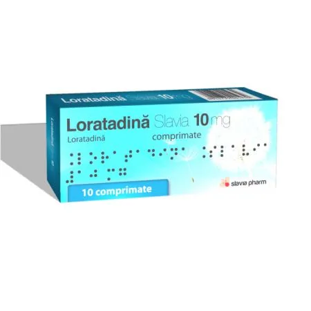 Loratadina, 10 mg, 10 comprimate, Slavia Pharm
