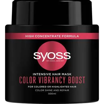 Tratament masca pentru par vopsit Intensive Color Vibrancy Boost, 500ml, Syoss