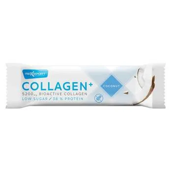Baton proteic cu colagen si cocos Collagen+, 40g, Max Sport