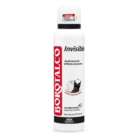 Borotalco Invisible Dry Deo Spray x 150ml