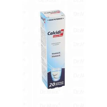 Calcidin 600 mg, 20 comprimate, Zdrovit
