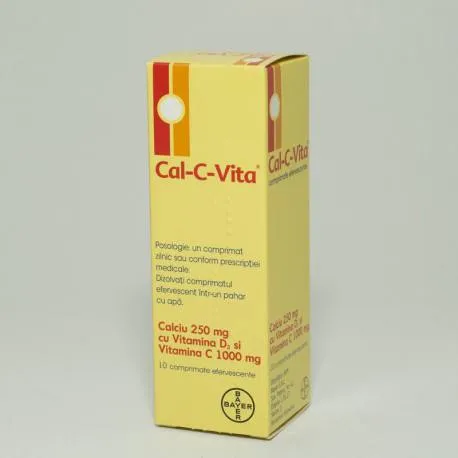 Cal-C-Vita x 10 comprimate efervescente