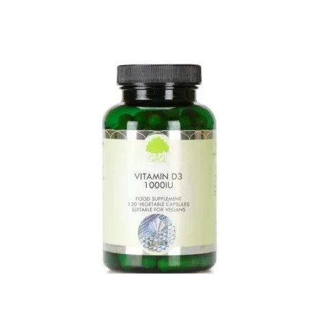 Vitamina D3 1000UI (din micro-alge), 120 capsule