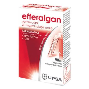 Efferalgan pediatric 3% - Solutie orala, 90 ml, Upsa