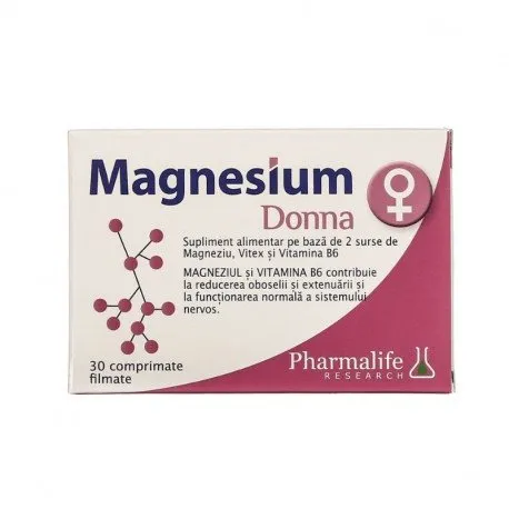 Magnesium Donna, 30 comprimate filmate