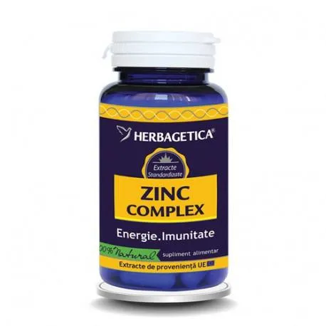 Zinc complex, 60 capsule, Herbagetica