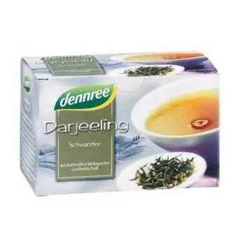 Ceai negru Darjeeling bio 20 plicuri, 30g, Dennree