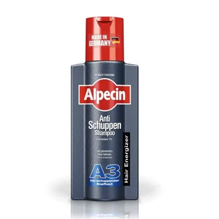 Șampon anti-mătreață pentru scalp cu scuame A3, 250 ml, Alpecin