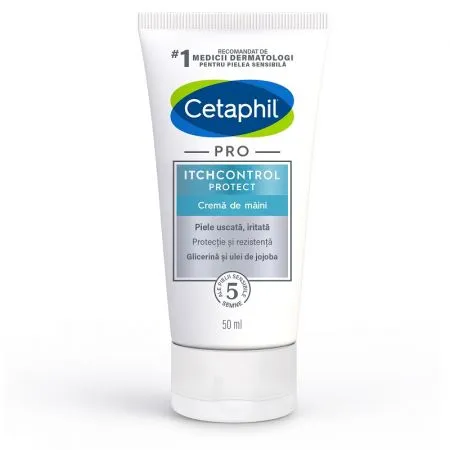 Crema de maini ItchControl Protect PRO, 50 ml, Cetaphil