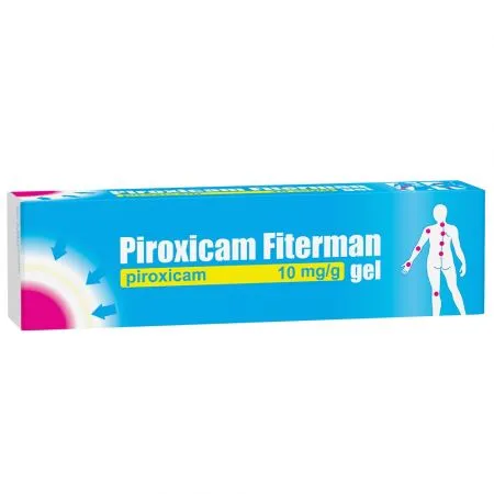 Piroxicam gel, 10 mg/g, 45 g, Fiterman