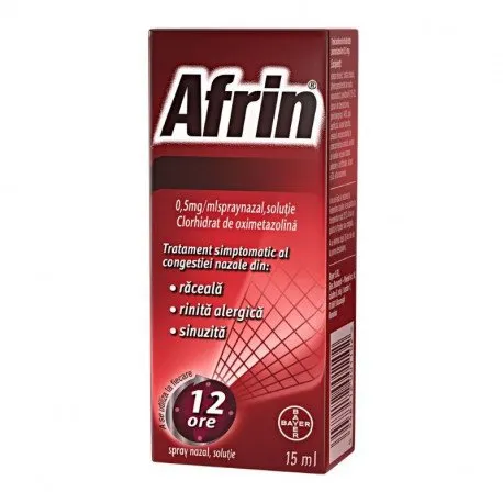 Afrin 0,5 mg/ml spray nazal, solutie