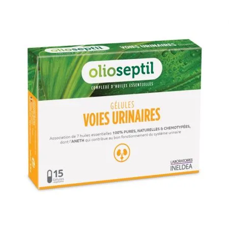 Olioseptil Voies Urinaires, 15 capsule, Laboratoires Ineldea