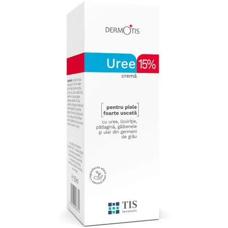 Crema cu Uree 15% DermoTis, 50 ml, Tis Farmaceutic