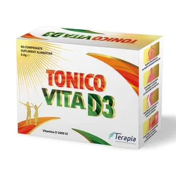 Tonico Vita D3, 60 comprimate, Terapia