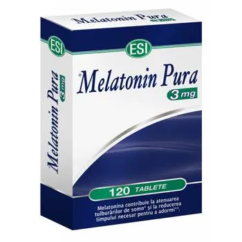 Melatonina Pura 3mg, 120 tablete, Esi Spa