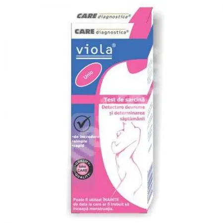Test de sarcina cu determinarea saptamanii Viola, Care Diagnostica