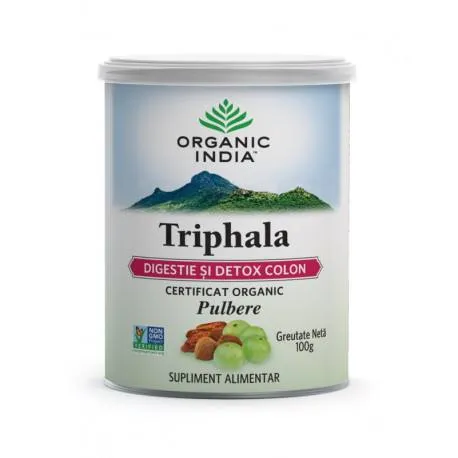 ORGANIC INDIA Triphala | Digestie & Curatare Colon