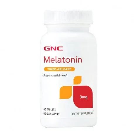 GNC Melatonina, pentru somn odihnitor, 60 tablete