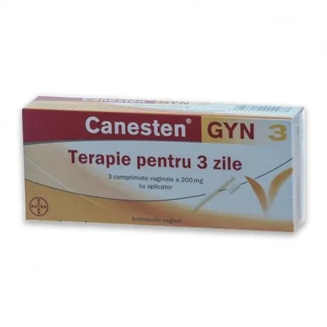 Canesten GYN 3, 200 mg comprimate vaginale, Clotrimazol