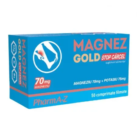 Magnez Gold Stop Carcel, 50 comprimate, PharmA-Z