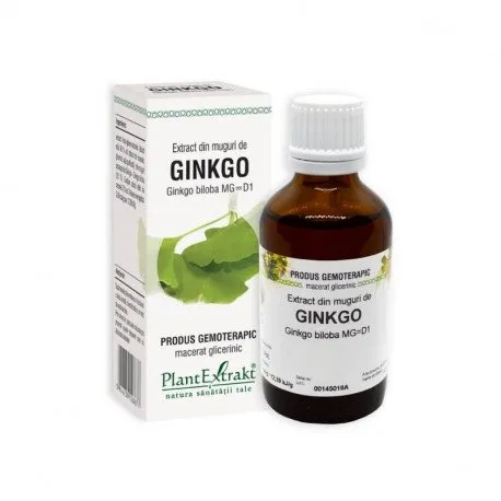 Ginkgo Biloba muguri, 50 ml Plant Extrakt Cluj