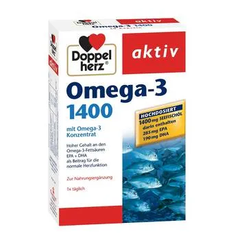 Omega-3 1400mg, 30 capsule, Doppelherz