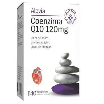 Coenzima Q10 120 mg, 40 capsule, Alevia
