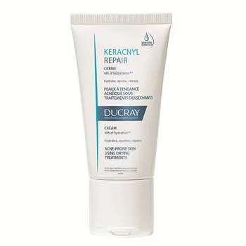 Crema hidratanta anti-imperfectiuni pentru tenul acneic Keracnyl Repair, 50ml, Ducray