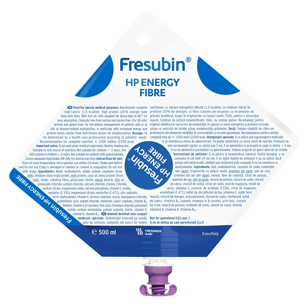 Fresubin Hp Energy fibre , 500 ml, Fresenius Kabi Germania