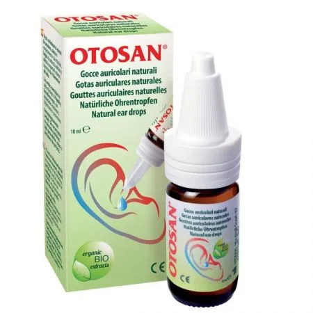Picaturi pentru urechi, 10 ml, Otosan