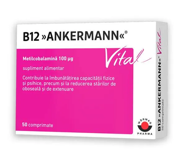 B12 ANKERMANN VITAL 100MCG X 50 COMPRIMATE