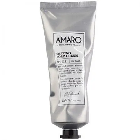 Crema pentru barbierit Amaro Soap Cream, 100ml, Farmavita