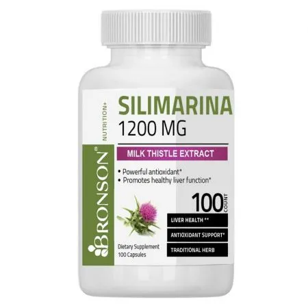 Silimarina 1200 mg, 100 capsule, Bronson Laboratories
