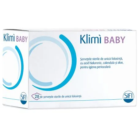 Servetele sterile Klimi Baby, 20 bucati, Sifi