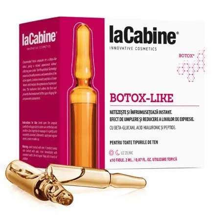 La Cabine Botox-Like, 10 fiole*2 ml, ingrijire ten