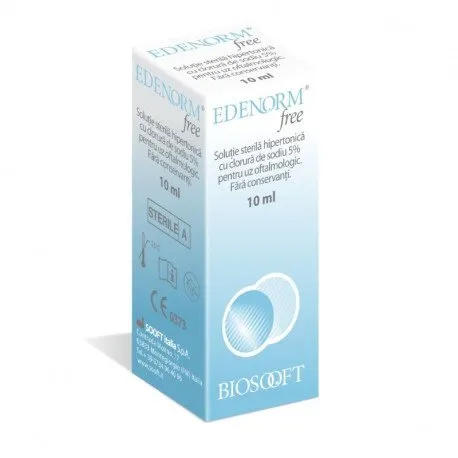 Edenorm free 5 % solutie oftalmica, 10 ml