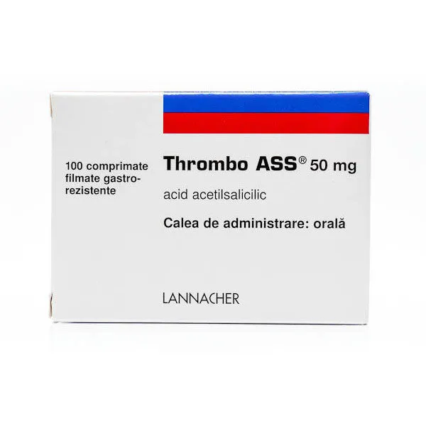 THROMBO ASS 50MG X 100 COMPRIMATE FILMATE