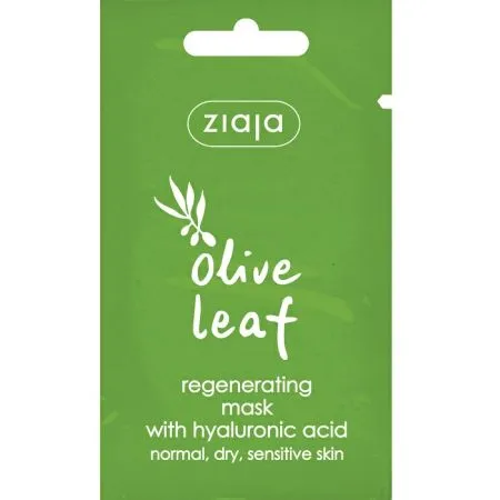 Masca regeneranta pentru ten normal si sensibil Olive Leaf, 7 ml, Ziaja