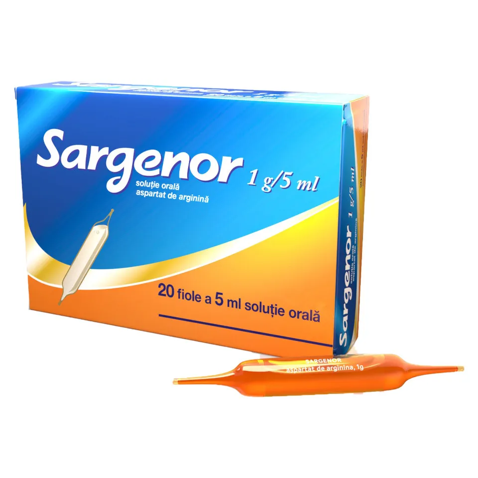 SARGENOR 1G/5ML SOLUTIE ORALA 20 FIOLE