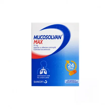 Mucosolvan Max 75 mg, 20 capsule