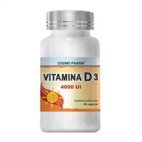 Cosmo Pharm Vitamina D3 4000 ui, 60 capsule